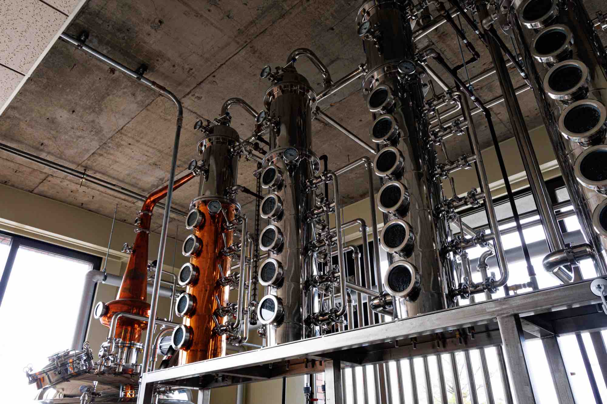 熟成中のウイスキー樽