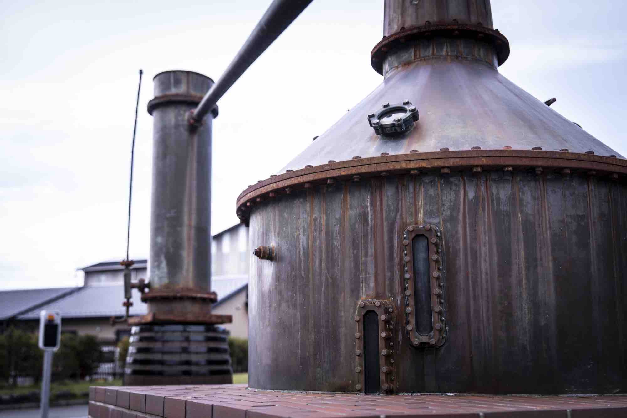 軽井沢蒸留所の蒸留器